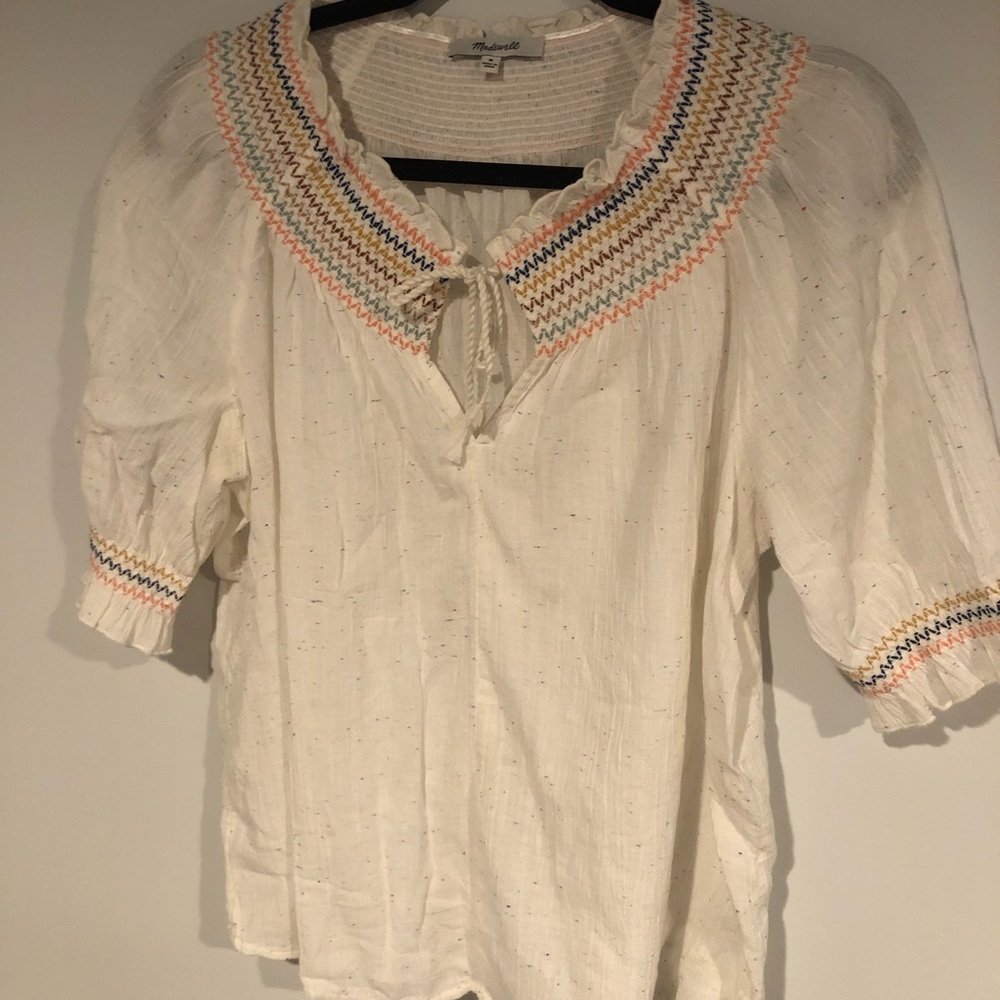 Madewell Peasant Top